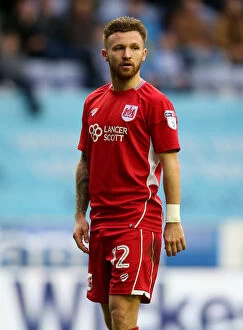 Images Dated 11th March 2017: Matt Taylor in Action: Wigan Athletic vs. Bristol City, Sky Bet Championship (11 March 2017)
