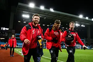 Framed Print : Matt Taylor of Bristol City in Action at Aston Villa's Villa Park, Championship Clash (28 / 02 / 2017)