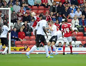 Bristol City V Colchester United Prints: Matt Taylor Scores Opening Goal: Bristol City vs Colchester United