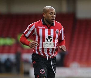 Images Dated 22nd February 2014: Matthew Hill in Action: Sheffield United vs. Bristol City, Bramall Lane, 2014 - Football Match