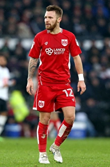 Derby County V Bristol City Prints: Matty Taylor in Action: Derby County vs. Bristol City, Sky Bet Championship (11/02/2017)