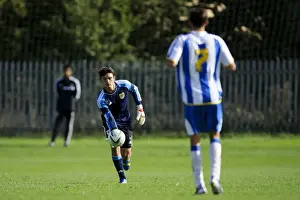 Development Prints: Max O'Leary in Action: Bristol City U18 vs Brighton & Hove Albion U18 Football Match