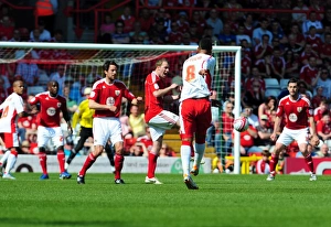 Bristol City V Nottingham Forest Prints: McGugan's Near Miss: Bristol City vs