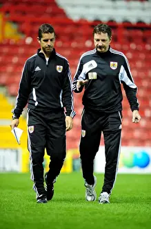 Bristol City U21s V Brentford U21s Prints: McStay and Russell Leading the Charge: Bristol City U21s vs. Brentford at Ashton Gate