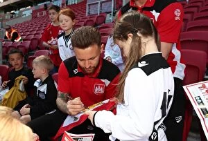 Images Dated 22nd April 2017: Meeting the Players: Bristol City vs Barnsley, Ashton Gate, 2017