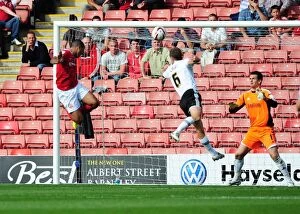 Images Dated 1st September 2012: Mellis Scores the Decider: Barnsley Edge Past Bristol City in Championship Clash