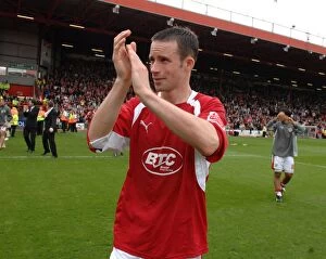Images Dated 4th May 2008: Michael McIndoe in Action: Bristol City vs Preston North End