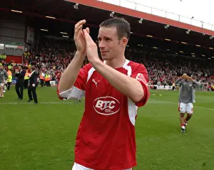 Bristol City V Preston North End Prints: Michael McIndoe in Action: Bristol City vs Preston North End