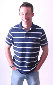 Michael McIndoe: Intense Concentration in Bristol City Football Club Jersey