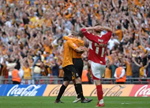 Play Off Final Prints: Michael McIndoe's Euphoric Moment: 2008 Play-Off Final Victory with Bristol City FC