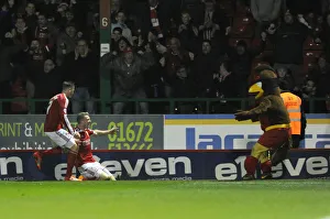 Michael Smith's Goal Celebration: Swindon Town vs. Bristol City, 15 November 2014