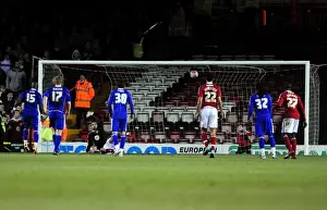 Middlesbrough Capitalize on David James Red Card: Leroy Lita Scores Decisive Goal vs. Bristol City, Championship Match, 15th January 2011 - Ashton Gate Stadium