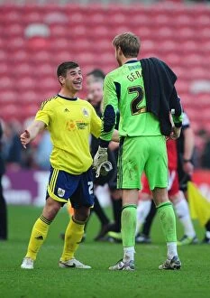 Images Dated 24th March 2012: Middlesbrough vs. Bristol City: A Football Rivalry - Edwards