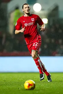 Bristol City V Sheffield Wednesday Prints: Milan Djuric in Action: Bristol City vs Sheffield Wednesday