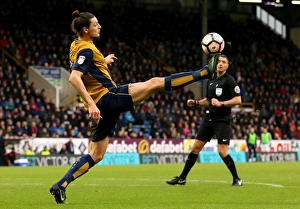 Burnley Prints: Milan Djuric in Action: Burnley vs. Bristol City, FA Cup Fourth Round, Turf Moor