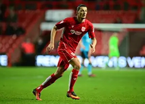 Bristol City V Fleetwood Town Prints: Milan Djuric in Action: FA Cup Third Round - Bristol City vs. Fleetwood Town