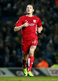 Leeds United V Bristol City Prints: Milan Djuric of Bristol City in Action Against Leeds United, Sky Bet Championship, 2017