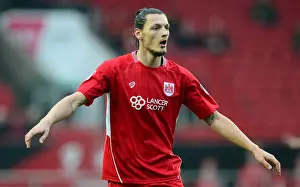 Bristol City V Fleetwood Town Prints: Milan Djuric of Bristol City in FA Cup Action against Fleetwood Town, January 2017