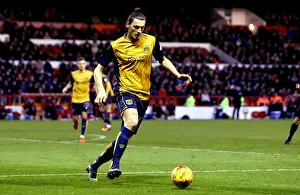 Milan Djuric Charges Forward: Nottingham Forest vs. Bristol City, Sky Bet Championship (January 2017)