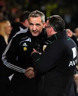 Norwich City V Bristol City Prints: Milen vs. Lambert: Championship Clash between Norwich and Bristol City Managers (14/03/2011)