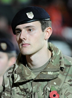 Military Personnel Watching Bristol City vs. Wolves at Ashton Gate, 2015