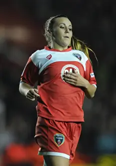 Natasha Harding in Action: Women's Champions League: Bristol Academy vs. FC Barcelona
