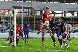 Images Dated 26th December 2015: Nathan Baker Scores the Opener: Bristol City Leads Charlton Athletic at Ashton Gate
