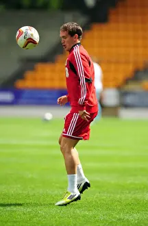St Johnstone V Bristol City Prints: Neil Kilkenny in Action for Bristol City against St Johnstone at McDiarmid Park (2012)