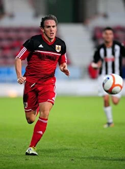 Images Dated 1st August 2012: Neil Kilkenny in Action: Bristol City vs Dunfermline Athletic, Pre-Season Friendly, August 1, 2012