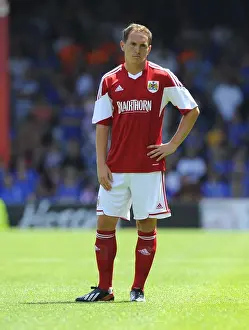 Bristol City V Glasgow Rangers Prints: Neil Kilkenny in Action: Bristol City vs Glasgow Rangers (2013), Ashton Gate Stadium