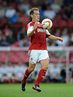 Images Dated 24th July 2013: Neil Kilkenny in Action: Bristol City vs Reading Football Match