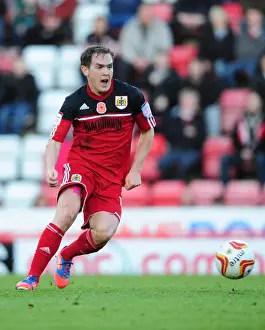 Neil Kilkenny of Bristol City in Action Against Charlton Athletic, Championship Football Match, November 11, 2012
