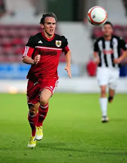 Pre Season Prints: Neil Kilkenny of Bristol City in Action Against Dunfermline Athletic, August 1, 2012