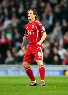 Brighton V Bristol City Prints: Neil Kilkenny of Bristol City in Championship Match against Brighton - 14.01.2012