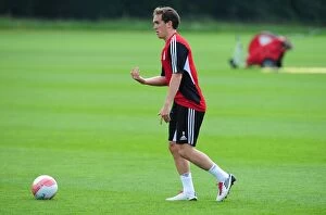 Images Dated 4th July 2011: Neil Kilkenny's Unwavering Focus: A Look into Pre-Season Training with Bristol City