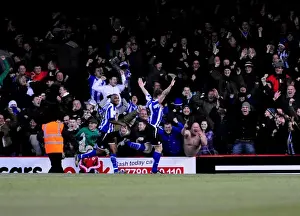 Bristol City V Sheffield Wednesday Prints: Neil Mellor's Euphoric Moment: Bristol City's Historic FA Cup Upset Over Sheffield Wednesday (08/01/2011)