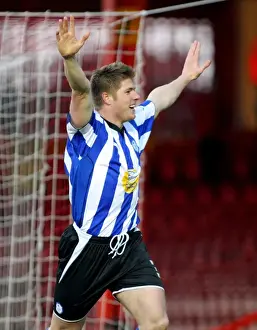 Bristol City V Sheffield Wednesday Prints: Neil Mellor's Unforgettable FA Cup Goal: Bristol City's Euphoria over Sheffield Wednesday (08/01/2011)