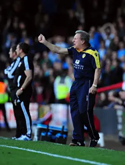 Bristol City V Leeds United Prints: Neil Warnock Leads Leeds United Against Bristol City in Championship Showdown