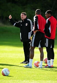 Derek McInnes Collection: New Assistant Manager Tony Docherty Begins Training with Bristol City FC in Championship 2011