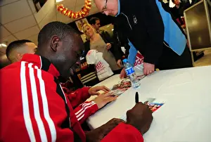Framed Print : New Faces: Player Signing Event at Bristol City FC - Season 10-11