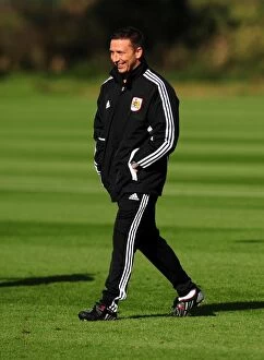 Derek McInnes Collection: New Manager Derek McInnes Begins Training at Ashton Gate Stadium with Bristol City (October 2011)
