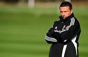 Derek McInnes Collection: New Manager Derek McInnes Begins Training with Bristol City at Ashton Gate Stadium (October 2011)