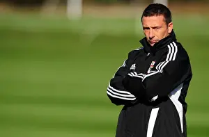 Derek McInnes Prints: New Manager Derek McInnes Begins Training with Bristol City at Ashton Gate Stadium (October 2011)