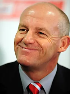 Manager Prints: New Manager Steve Coppell Debuts with Bristol City in Championship Match at Ashton Gate (April 2010)