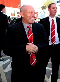 Manager Prints: New Manager Steve Coppell Embraces Ecstatic Bristol City Fans at Ashton Gate Stadium, 2010