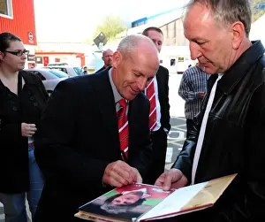 New Manager Steve Coppell Embraces Ecstatic Bristol City Fans at Ashton Gate Stadium, 2010
