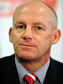 Manager Prints: New Manager Steve Coppell Kicks Off Championship Season at Ashton Gate Stadium (April 2010)
