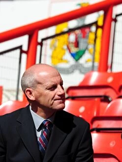 Images Dated 22nd April 2010: New Manager Steve Coppell Takes Charge of Bristol City Football Club at Ashton Gate Stadium