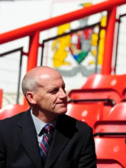 Manager Prints: New Manager Steve Coppell Takes Charge of Bristol City Football Club at Ashton Gate Stadium (April 2010)