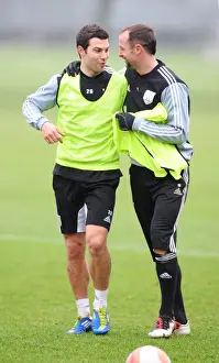 New Signing Richard Foster Joins Bristol City FC for First Training Session - January 2012